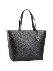 Armani Exchange Torebka 942650 CC793 00020 Czarny. Czarne torebki klasyczne Armani Exchange, bez wzorów, ze skóry, bez dodatków. Za 399.99 zł.