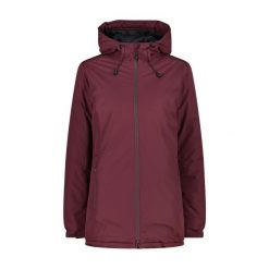 Kurtka damska z kapturem ripstop CMP. Czerwone kurtki CMP, bez wzorów, sportowe, z kapturem. W wyprzedaży za 447.65 zł.