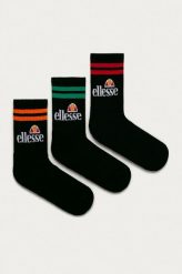 Ellesse skarpetki (3-pack). Czarne skarpetki Ellesse, bez wzorów. Za 79.99 zł.