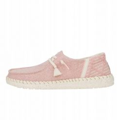 HeyDude Damskie Mokasyny Wendy Funk Coastal Jute. Białe mokasyny Hey dude, bez wzorów, z materiału. Za 199.00 zł.