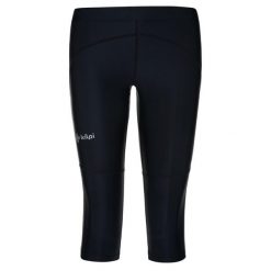 Damskie legginsy 3/4 Kilpi VIGA-W. Czarne legginsy Kilpi, bez wzorów, z materiału. Za 165.50 zł.