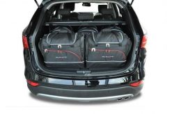 Torby Do Bagażnika Hyundai Santa Fe 2012-2018 5Szt Kjust. Czarne torby podróżne KJUST, bez wzorów, z kauczuku. Za 1,606.00 zł.