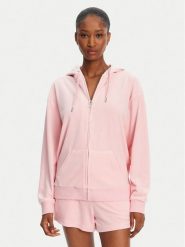 Juicy Couture Bluza Halan JCWAS24342 Różowy Oversize. Czerwone bluzy Juicy Couture, l, bez wzorów, z syntetyku, bez kaptura. Za 339.99 zł.