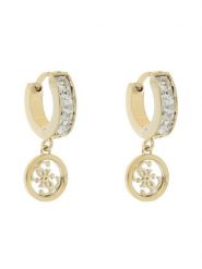 Guess Kolczyki Huggie Me JUBE03 147JW Żółte złocenie. Żółte kolczyki Guess. Za 129.99 zł.