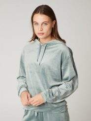 Protest Bluza "Vanula" w kolorze miętowym rozmiar: M. Zielone bluzy Protest, m, bez wzorów, bez ramiączek, z kapturem. Za 66.00 zł.