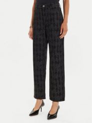 KARL LAGERFELD Jeansy 245W1103 Czarny Straight Fit. Czarne jeansy KARL LAGERFELD, bez wzorów, z bawełny. Za 849.99 zł.