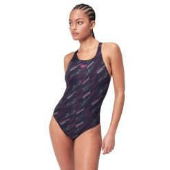 Strój Kąpielowy Speedo Hyperboom Medalist – Czarno-Różowy – Rozmiar 28. Czarne stroje jednoczęściowe Speedo, bez wzorów, sportowe. Za 1,322.12 zł.