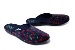ADANEX 28795 SAL17VD GR/CZ granatowy, kapcie damskie. Niebieskie kapcie Adanex, bez wzorów. Za 41.99 zł.