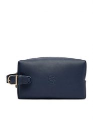 Beverly Hills Polo Club Kosmetyczka CWBEO-BHPC-U1-001-AW26 Granatowy. Niebieskie torebki klasyczne Beverly Hills Polo Club, bez wzorów, ze skóry, bez dodatków. Za 59.99 zł.