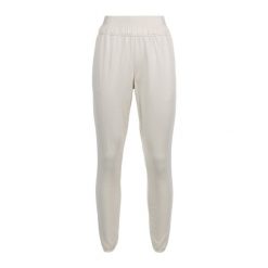 Spodnie fitness damskie PUMA Strong Power Fleece Jogger. Białe spodnie dresowe Puma, bez wzorów. Za 129.99 zł.