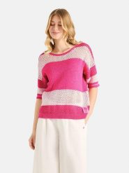 LIEBLINGSSTÜCK Sweter w kolorze różowo-białym rozmiar: 38. Białe swetry LIEBLINGSSTÜCK, bez wzorów, bez ramiączek. Za 274.95 zł.