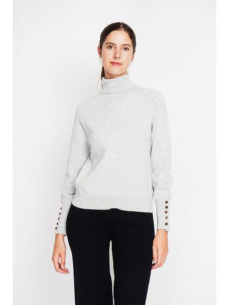 William de Faye Golf w kolorze jasnoszarym rozmiar: 40. Szare swetry William de Faye, bez wzorów, klasyczne, bez ramiączek. Za 126.99 zł.