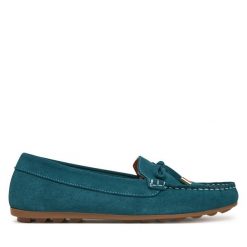 Mokasyny Filipe. Niebieskie mokasyny Filipe, bez wzorów. Za 269.99 zł.