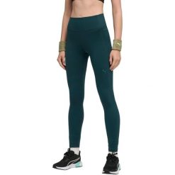 Rajstopy damskie Puma W Cloudspun Tight Hw Fl. Niebieskie rajstopy Puma, bez wzorów, z poliesteru. Za 290.00 zł.