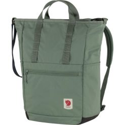 Plecak miejski Fjallraven High Coast Totepack - patina green. Zielone plecaki Fjällräven, bez wzorów, bez dodatków. Za 365.00 zł.