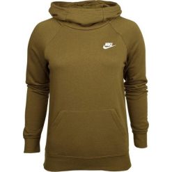 Bluza sportowa damska Nike Essentials Fnl Po Flc. Zielone bluzy bez kaptura Nike, bez wzorów, bez kaptura. Za 241.20 zł.