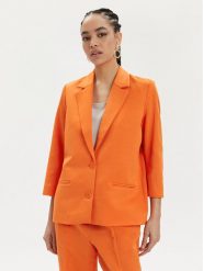 Tamaris Apparel Marynarka Craon TAW0511 Pomarańczowy Relaxed Fit. Brązowe marynarki i żakiety Tamaris Apparel, bez wzorów, z syntetyku, bez ramiączek. Za 379.99 zł.