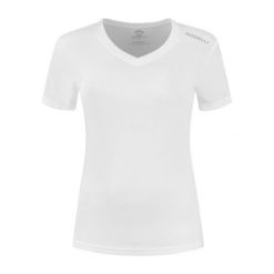 Funkcjonalna koszulka damska Rogelli PROMOTION LADY. Białe t-shirty sportowe Rogelli, l, bez wzorów, bez ramiączek, do biegania. W wyprzedaży za 40.00 zł.