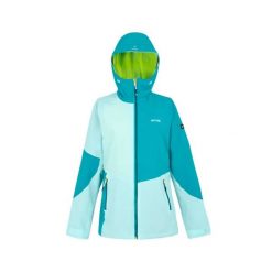 Kurtka przeciwdeszczowa damska Raddick II. Niebieskie kurtki Regatta, bez wzorów, bez kaptura. Za 269.99 zł.