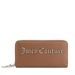 Duży Portfel Damski Juicy Couture. Brązowe portfele Juicy Couture, bez wzorów. Za 149.99 zł.