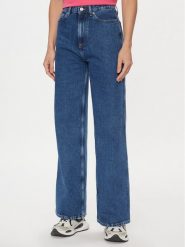 Tommy Jeans Jeansy Claire DW0DW17191 Niebieski Wide Leg. Niebieskie jeansy Tommy Jeans, bez wzorów, z bawełny. Za 309.99 zł.