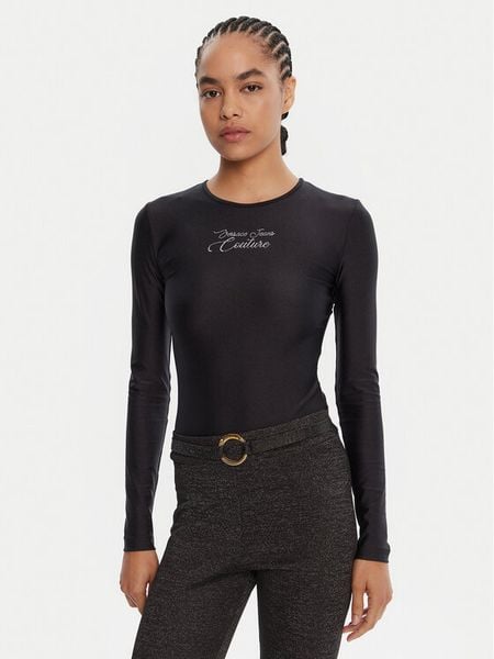 Versace Jeans Couture Body 79HAM2A1 N0008 Czarny Slim Fit. Czarne body i gorsety Versace Jeans Couture, bez wzorów, z jeansu, bez ramiączek. Za 589.99 zł.