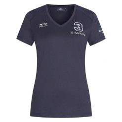 Koszulka damska HV Polo Favouritas Tech. Niebieskie t-shirty sportowe HV POLO, xl, bez wzorów, z materiału, bez ramiączek, do jazdy konnej. Za 241.50 zł.