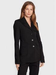 Victoria Victoria Beckham Marynarka 1322WJK003381B Czarny Regular Fit. Czarne marynarki i żakiety Victoria Victoria Beckham, bez wzorów, z wiskozy, bez ramiączek. Za 2,259.00 zł.