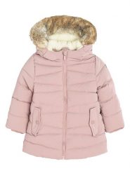 COOL CLUB Płaszcz zimowy w kolorze jasnoróżowym rozmiar: 98. Różowe płaszcze COOL CLUB, na zimę, bez wzorów, bez kaptura. Za 118.28 zł.