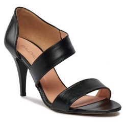 Sandały Baldaccini. Czarne sandały Baldaccini, bez wzorów, bez obcasa, na szpilce, bez zapięcia. Za 319.99 zł.