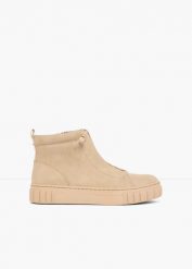 Wysokie sneakersy Marco Tozzi na platformie. Brązowe buty sportowe lifestyle bonprix, bez wzorów, sportowe, bez zapięcia. Za 249.99 zł.
