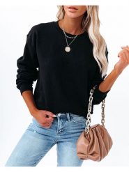 Milan Kiss Bluza w kolorze czarnym rozmiar: S. Czarne bluzy Milan Kiss, s, bez wzorów, bez ramiączek, bez kaptura. Za 126.99 zł.