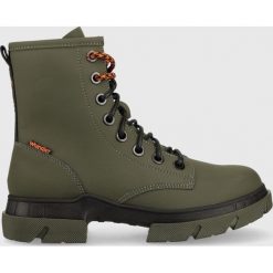 Wrangler workery Atlanta Lace damskie kolor zielony na płaskim obcasie. Zielone botki Wrangler, bez wzorów, z okrągłym noskiem, bez obcasa, na płaskiej podeszwie, bez zapięcia. Za 369.99 zł.