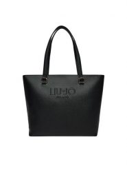 Liu Jo Torebka Tote AA5321 E0087 22222 Czarny. Czarne shopper bag Liu Jo, bez wzorów, ze skóry, bez dodatków. Za 479.99 zł.