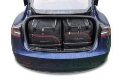Torby Do Bagażnika Tesla Model 3 Ev 2017-2020 7Szt Kjust. Czarne torby podróżne KJUST, bez wzorów, z kauczuku. Za 1,907.00 zł.