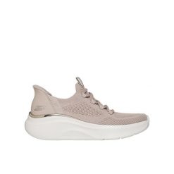 Buty sportowe damskie Skechers Bobs B Love-True Delight SLIP-INS. Brązowe buty treningowe Skechers, bez wzorów, bez zapięcia. Za 339.00 zł.