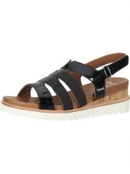 Ara Shoes Skórzane sandały w kolorze czarnym rozmiar: 40. Czarne sandały Ara Shoes, bez wzorów, z lakierowanej skóry, klasyczne, z otwartym noskiem, bez obcasa, bez zapięcia. Za 167.67 zł.