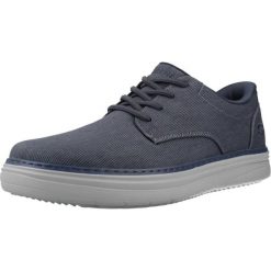 Buty SKECHERS HYLAND JUSTINO Niebieski. Niebieskie buty trekkingowe Skechers, bez wzorów, z materiału, bez zapięcia, trekkingowe. Za 288.99 zł.