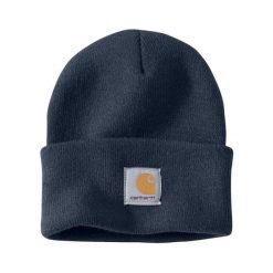 Czapka zimowa Carhartt Acrylic Watch Hat. Fioletowe czapki zimowe Carhartt, bez wzorów, sportowe. Za 75.99 zł.