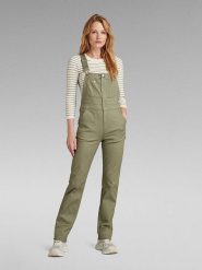 G-Star Ogrodniczki w kolorze khaki rozmiar: XS. Brązowe chinosy G-Star, bez wzorów, retro. Za 233.87 zł.