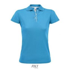 Damska Sportowa Koszulka Polo Performer. Niebieskie t-shirty sportowe SOL'S, m, bez wzorów, z materiału, bez ramiączek. Za 98.99 zł.