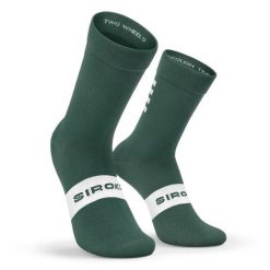 Skarpetki rowerowe unisex S1 Black Kapelmuur. Zielone skarpetki SIROKO, bez wzorów, z nylonu. Za 67.00 zł.