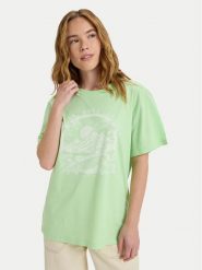 Roxy T-Shirt Hangloose The Sky ERJZT06020 Zielony Regular Fit. Zielone t-shirty Roxy, s, bez wzorów, z bawełny, bez kołnierzyka, bez ramiączek. Za 109.99 zł.