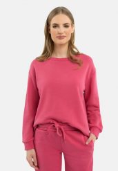 Bluza oversize B-PAOLA. Czerwone bluzy Volcano, s, bez wzorów, z bawełny, bez kaptura. Za 159.99 zł.