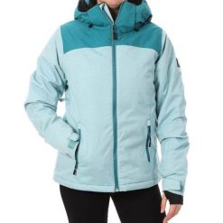 Kurtka zimowa na narty i snowboard damska O'Neill 10K. Niebieskie kurtki narciarskie O'Neill, na zimę, bez wzorów, z poliesteru, bez kaptura, narciarskie. Za 359.00 zł.