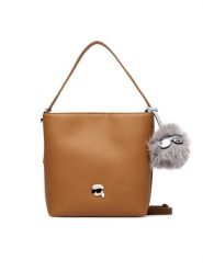 KARL LAGERFELD Torebka B4W30084 Brązowy. Brązowe torebki klasyczne KARL LAGERFELD, bez wzorów, ze skóry, bez dodatków. Za 849.99 zł.