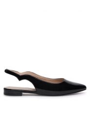 Sergio Bardi Baleriny WFA1572-21Z-SB Czarny. Czarne baleriny Sergio Bardi, bez wzorów, z lakierowanej skóry, bez obcasa, bez zapięcia. Za 299.99 zł.