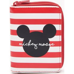 Portfel mickey mouse - Czerwony. Paski marki bonprix. W wyprzedaży za 24.99 zł.