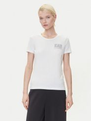EA7 Emporio Armani T-Shirt 7W000492 AF10373 U0005 Écru Regular Fit. T-shirty EA7 Emporio Armani, xxl, bez wzorów, z bawełny, bez kołnierzyka, bez ramiączek. Za 299.99 zł.