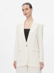 MAX&Co. Marynarka Insegna Biały Regular Fit. Białe marynarki i żakiety MAX&Co., bez wzorów, z syntetyku, bez ramiączek. Za 639.99 zł.